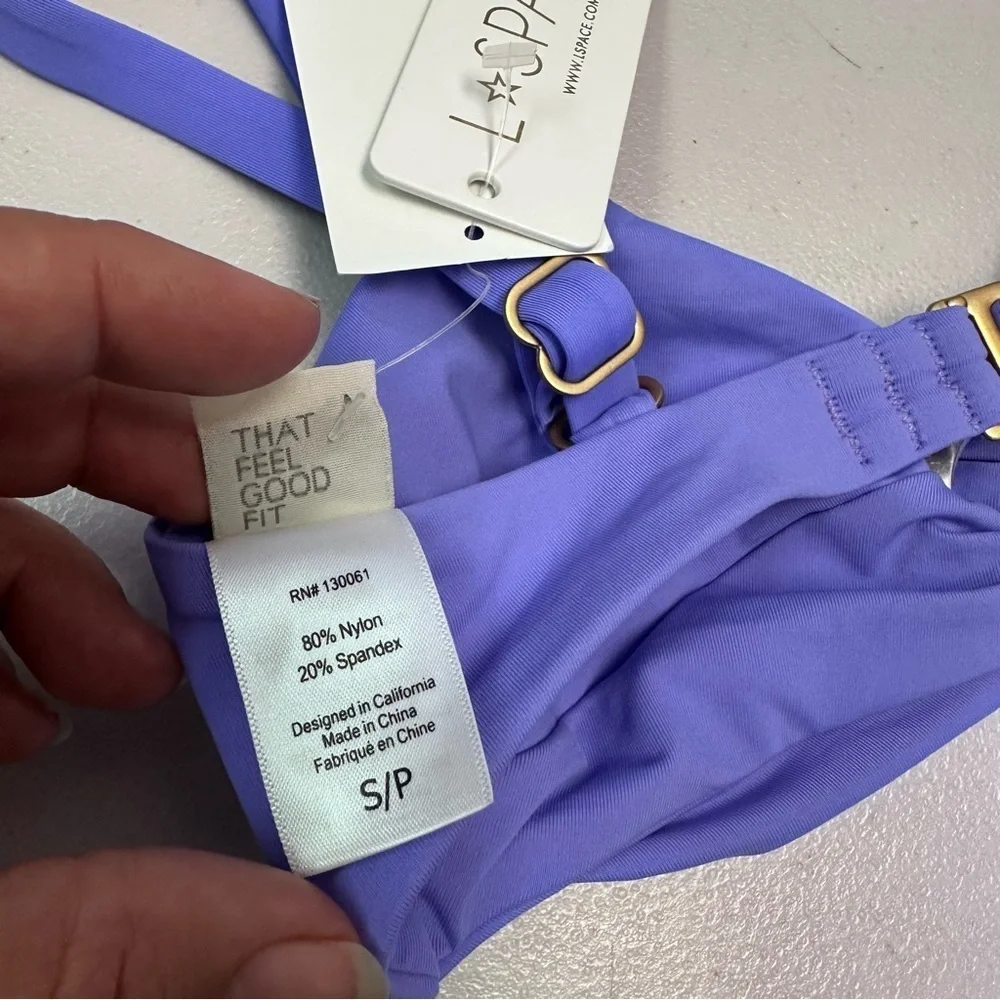 L*SPACE Women’s Bella Bikini Top Size S